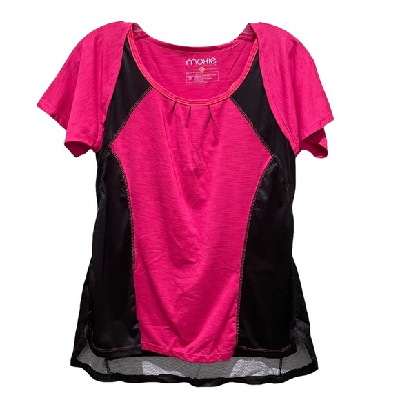 Moxie Century Wrap Tee Jersey Pink Size Medium - Picture 1 of 7
